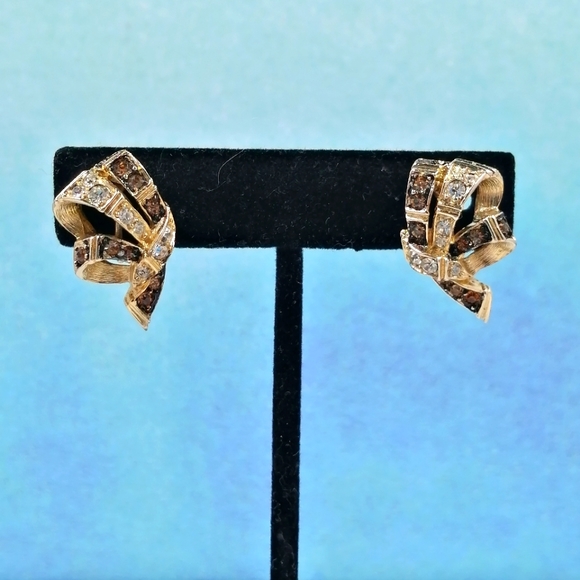 Marcel Boucher Jewelry - RARE 1950's Marcel Boucher Le Couturier Serialized Designer Clip On Earrings